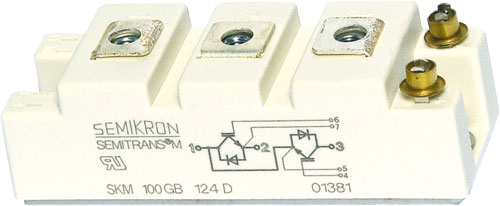 IGBT-moduler, SEMIKRON DANFOSS, SKM145GB174DN, SKIIP01NAC066V3, SKIIP02NAC066V3 |SV|