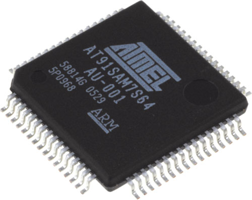 MICROCHIP TECHNOLOGY microcontrollers with ARM7 and ARM9 core, AT91SAM7S64C-AU |EN|