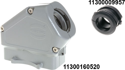 Carcase; Han<sup>®</sup> Easy Hood; HARTING, 11300160520, 11300240520, 11300009954, 11300009955 |RO|