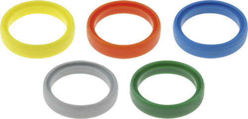 Bagues d'identification pour connecteurs XLR, Amphenol, AC-RING-BRN, AC-RING-RED, AC-RING-ORG |FR|
