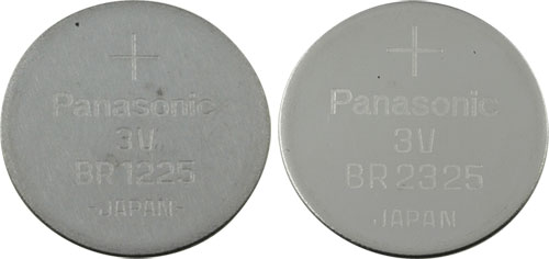Special coin batteries, BAT-BR1225, BAT-BR2325, BAT-CR2354, BAT-CR2412, BAT-CR3032 |EN|