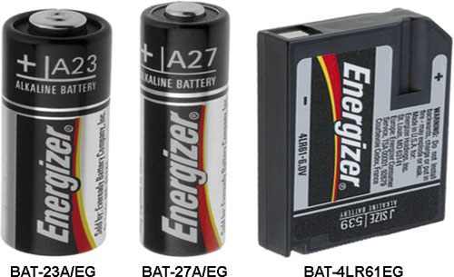 Pilhas especializadas Energizer, BAT-23A/EG, BAT-27A/EG, BAT-27A/EG-B2, BAT-4LR61/EG |PT|