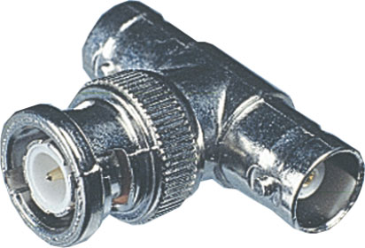BNC T adaptors, 2 sockets to 1 plug, BNC-008 |EN|