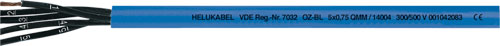 Wire: control cable; OZ; HELU, OZ-BL2X0.75, OZ-BL2X1, OZ-BL2X1.5, OZ-BL3X0.75, OZ-BL3X1 |EN|