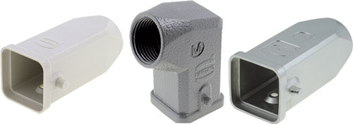Enclosure for connectors; for cable; size 3A; HARTING, 19200030420, 09200030420, 19200031425 |EN|