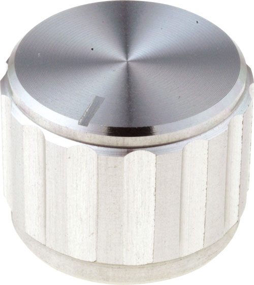 Aluminium knobs with 6.4mm hole, GS6.4-15X15, GS6.4-20X15, GS6.4-25X15, GS6.4-30X15 |EN|