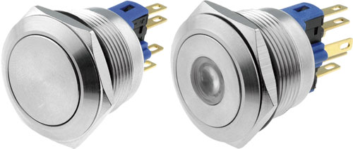 Switch: vandal resistant; ONPOW, V22-21-S, V22-21D-12B-S, V22-21D-12G-S, V22-21D-12R-S |EN|