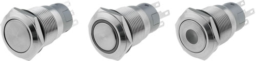 Switch: vandal resistant; ONPOW, V19-21D-12B-S, V19-21D-12G-S, V19-21D-12R-S, V19-21D-12Y-S |EN|
