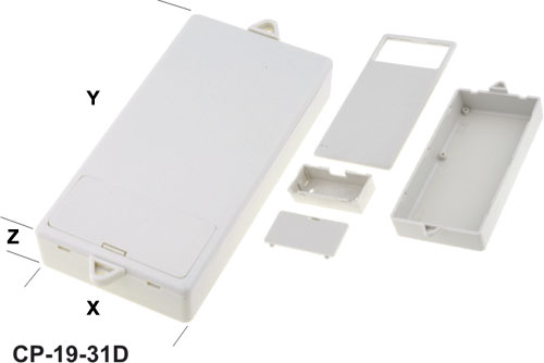 Specialized enclosures with battery compartment, CP-19-27D, CP-19-27, CP-19-27-BK, CP-19-29 |EN|