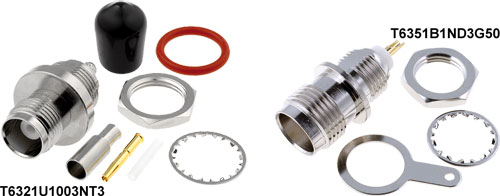 TNC sockets, AMPHENOL, T6351B1ND3G50, T6321U1003NT3 |EN|