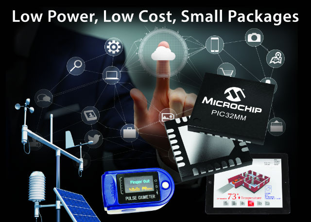 Nowe 32-bitowe mikrokontrolery serii PIC32MM Microchip